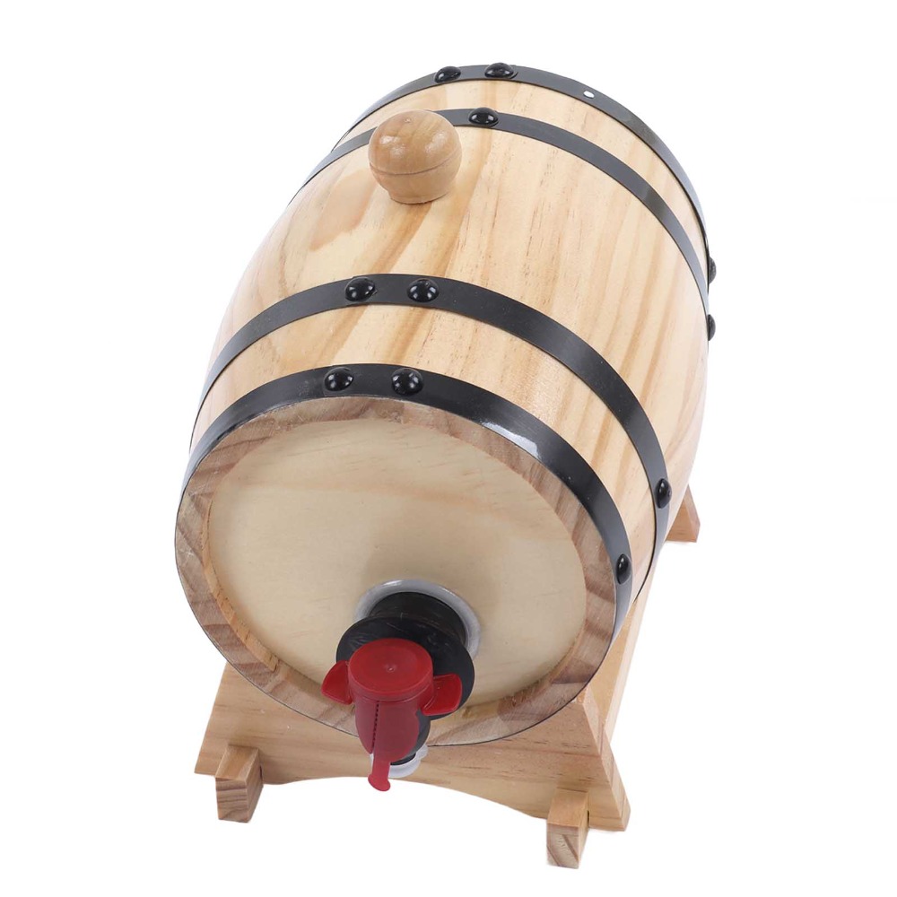 Wine Beer The Whiskey - 7-компонентный набор винтажных бочек для выдержки