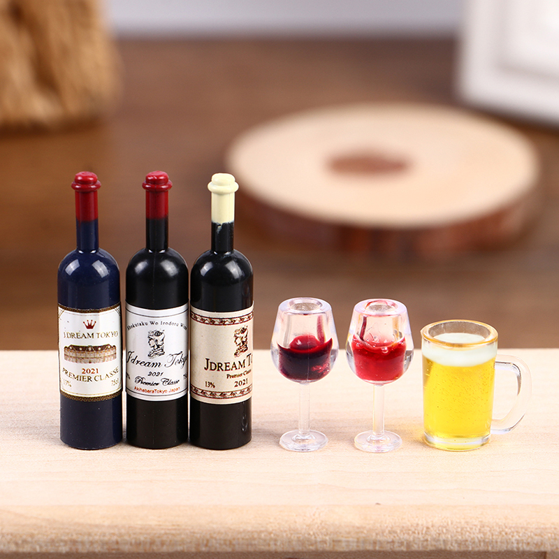 Wine Beer House - Набор из 5 миниатюрных бутылок вина