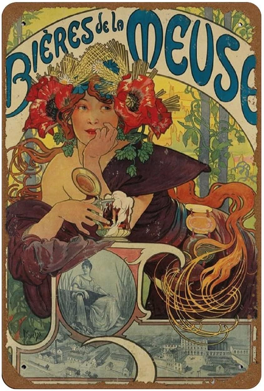 Wine Beer And Spirit - Пиво из Меза, Франция, 1897 год,