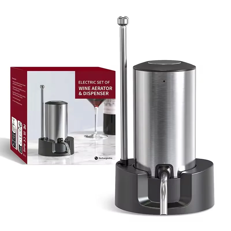 Wine Aerator Pour - Умный электрический аэратор и диспенсер для