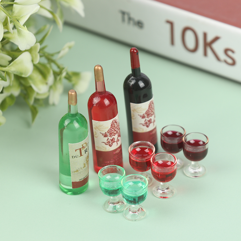 Wine Beer House - 1/12 миниатюрные бутылки для вина, кухонные