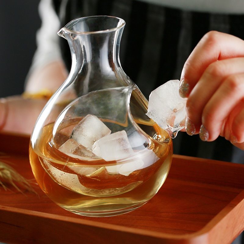 Wine Beer The Whiskey - Бессвинцовый прозрачный хрустальный графин-кувшин для льда,