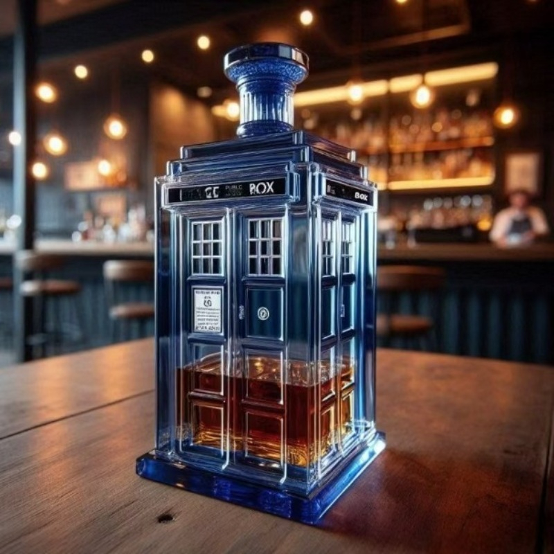 Wine Beer The Whiskey - Креативный графин-диспенсер в форме телефонной будки
