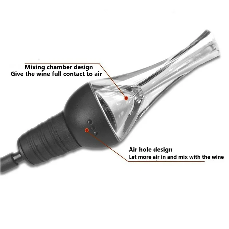 Волшебный графин для вина, аэр – обзор и цена Wine Aerator Pour
