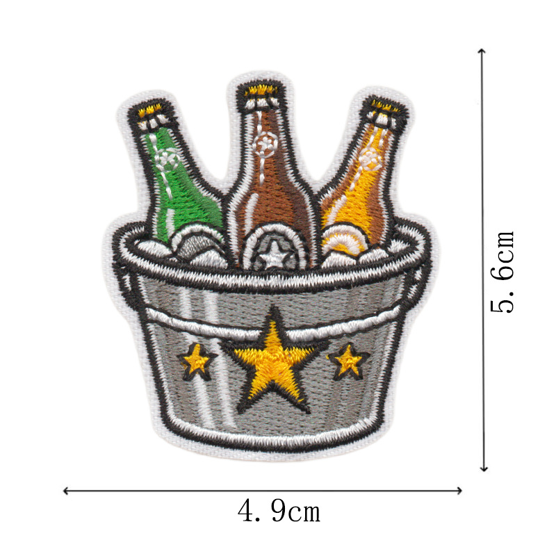 Креативная вышитая нашивка с э – обзор и цена Wine Beer Difference