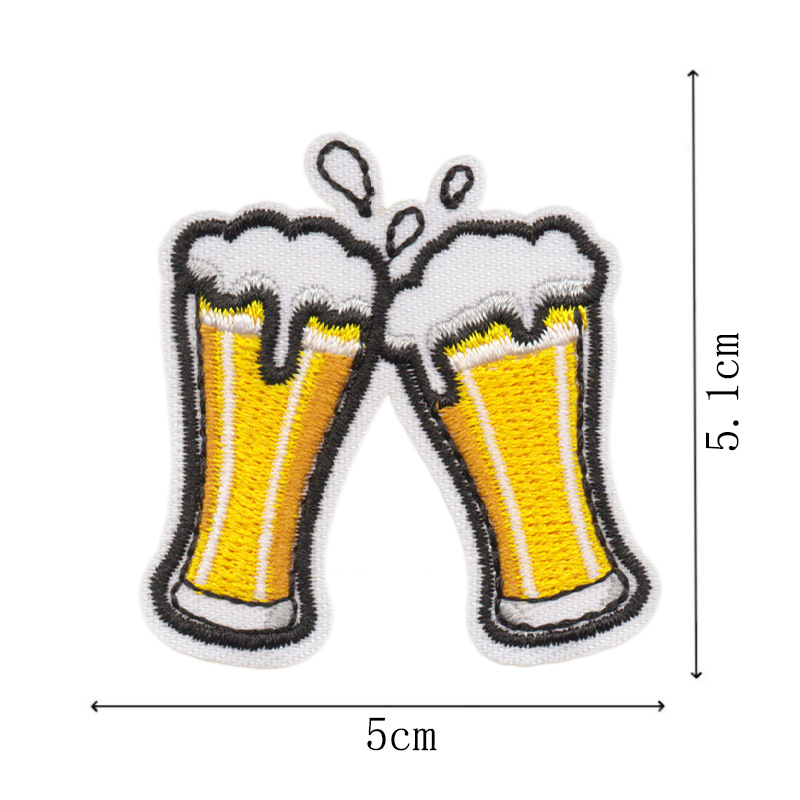 Креативная вышитая нашивка с э – обзор и цена Wine Beer Difference